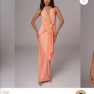 JLUX label Peach Under the Moonlight Dress